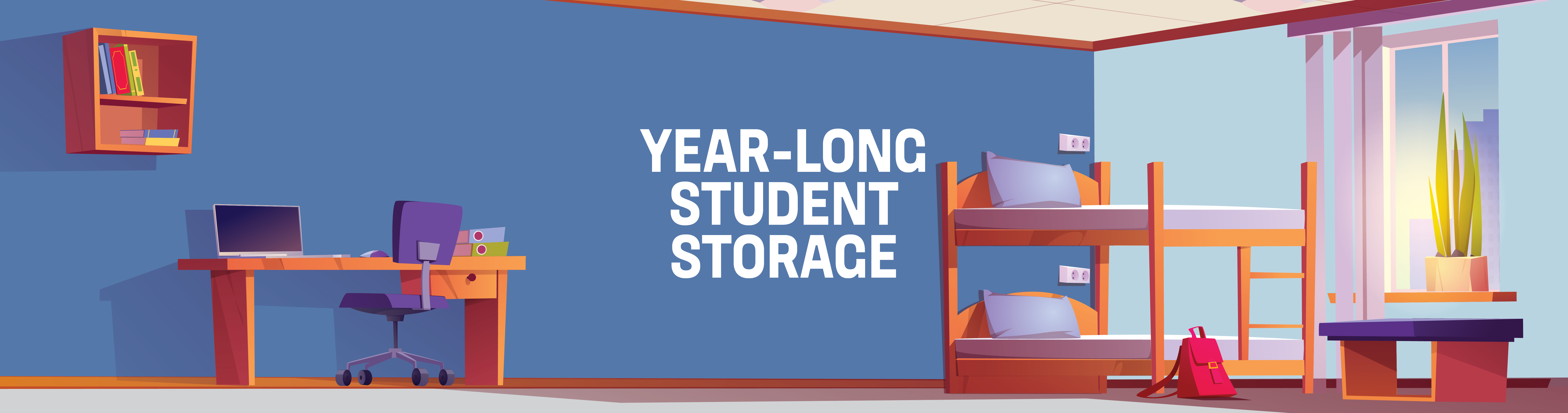 year-long student storage with Hogan Self Storage